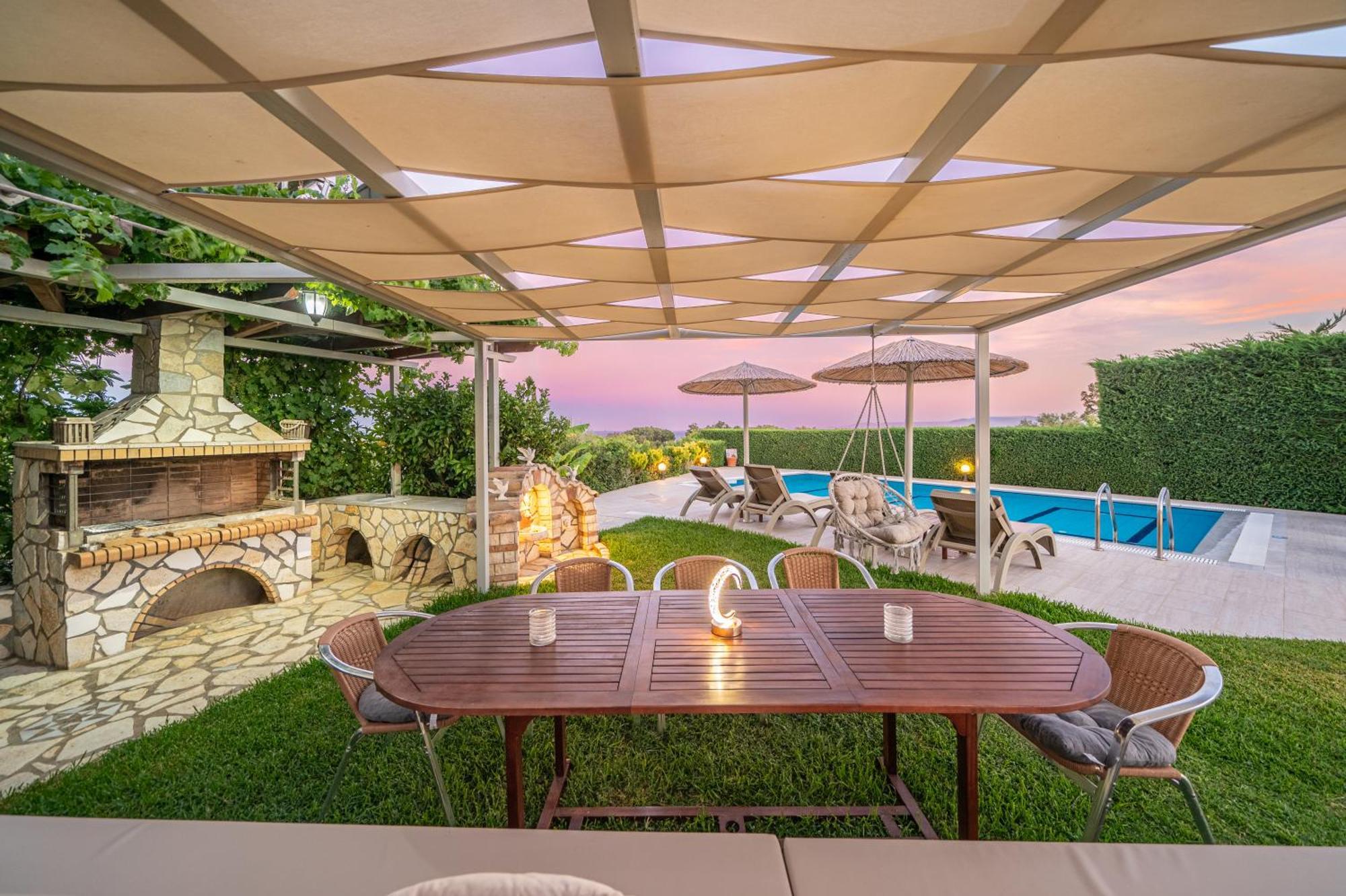 Villa Alonia Skala  Ngoại thất bức ảnh